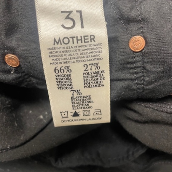 MOTHER The Trainer Track Joggers Pants Black Sky Pirate - Picture 7 of 13